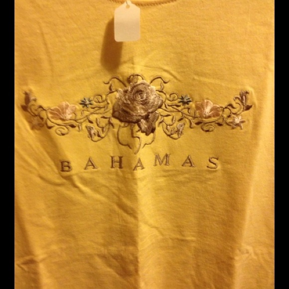 Bahamas Yellow Tee Shirt - Picture 5 of 5